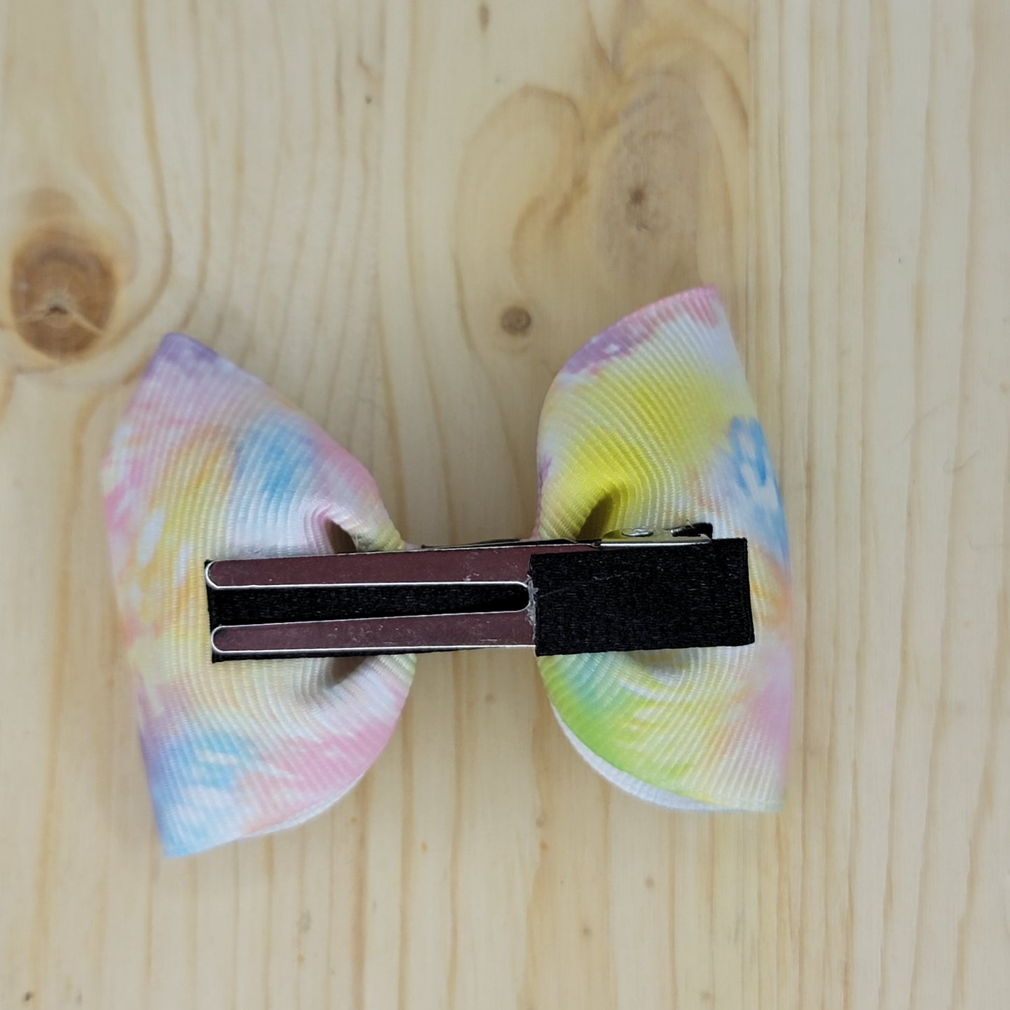 Light Tie-Dye Print Hair Bows- Set of 2