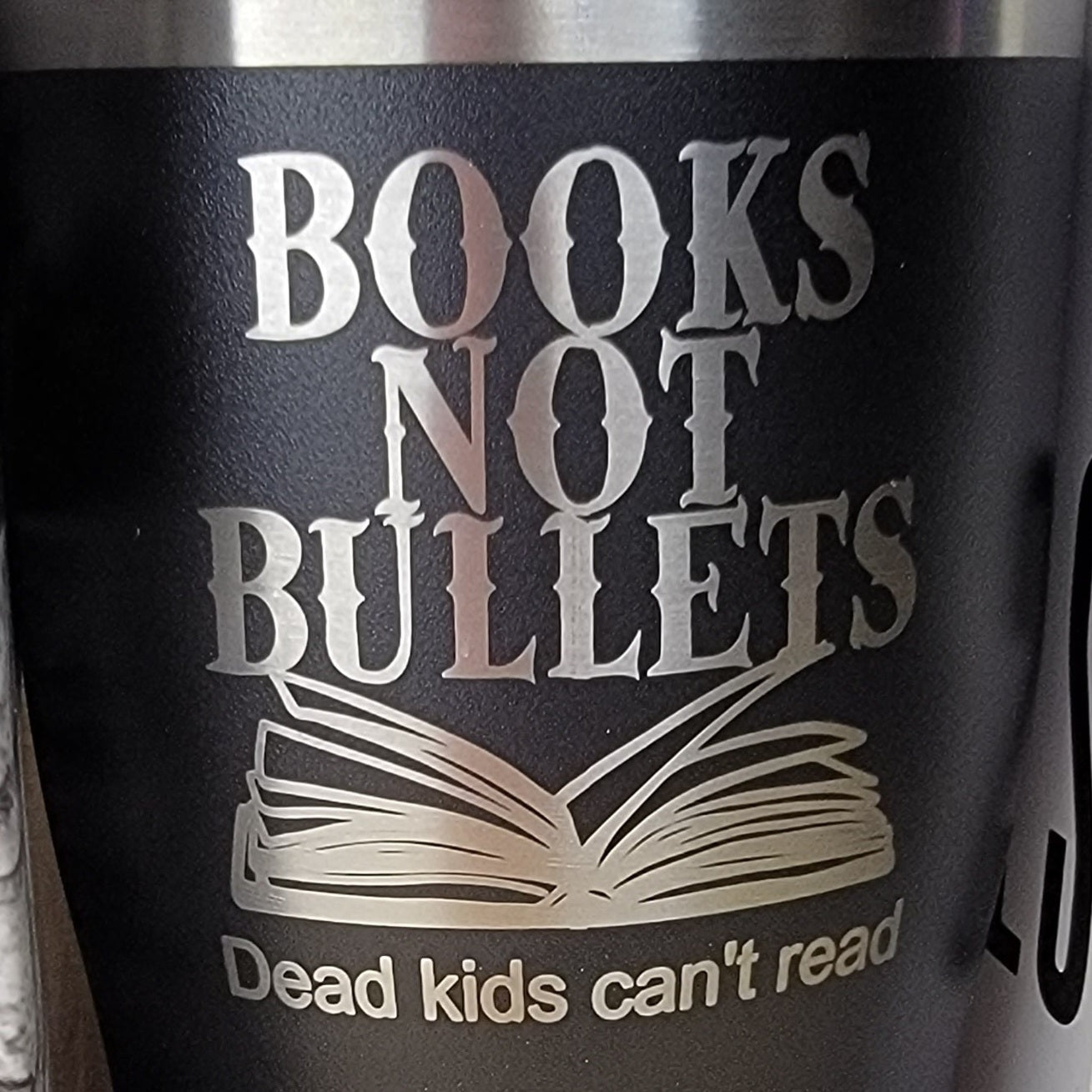 Books Not Bullets Tumbler