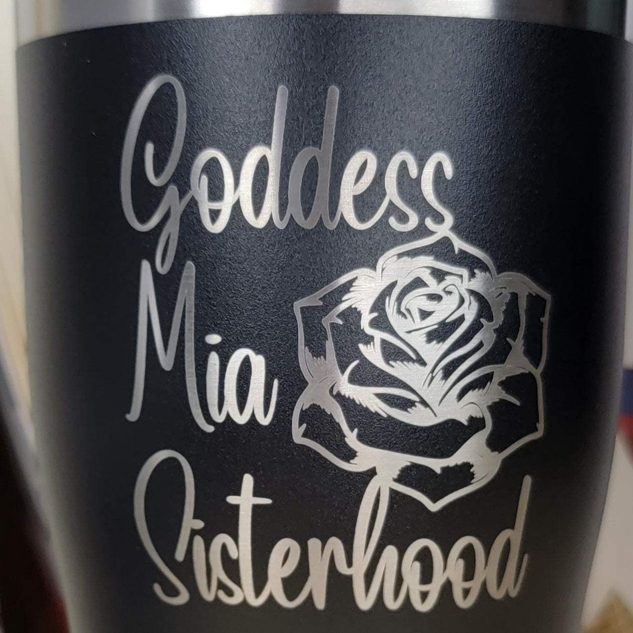 Goddess Mia Sisterhood Tumbler