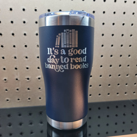 Banned Books Tumbler