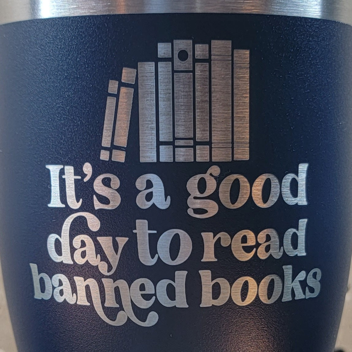 Banned Books Tumbler