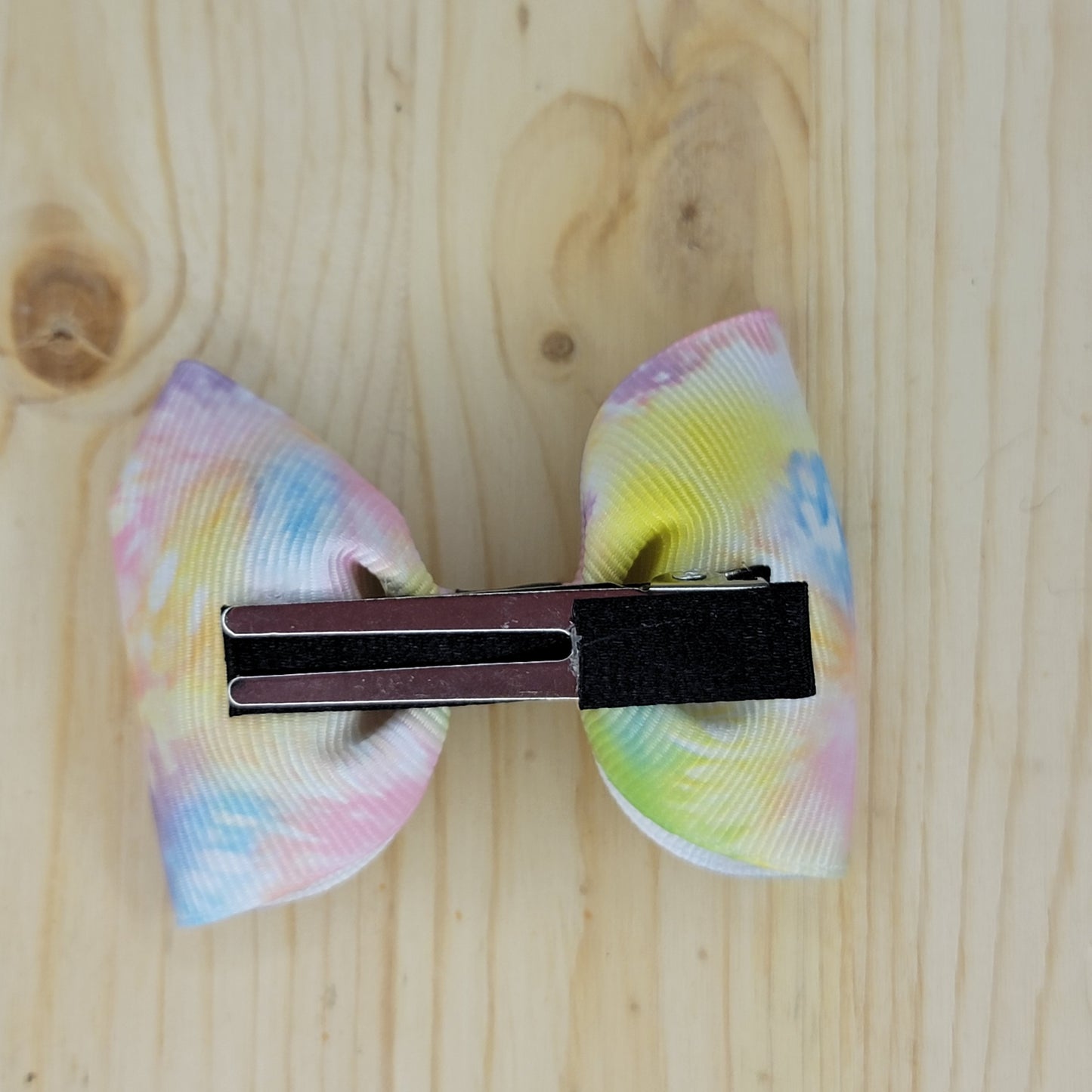 Light Tie-Dye Print Hair Bows- Set of 2