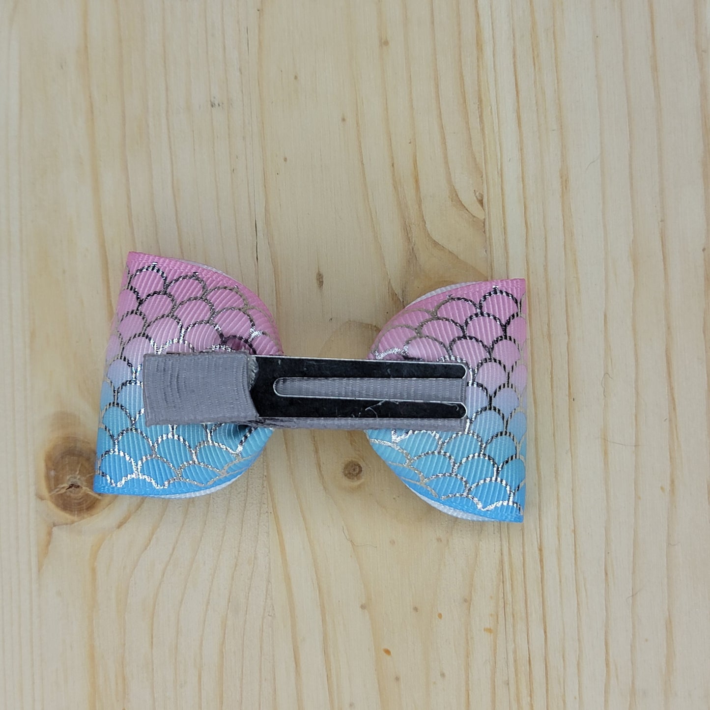 Mermaid Scales Print Hair Bows- Set of 2