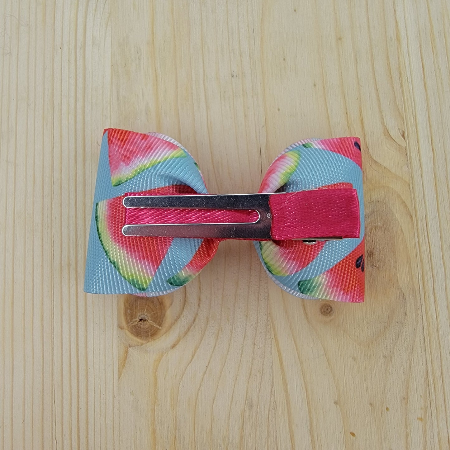 Watermelon Print Hair Bows- Set of 2