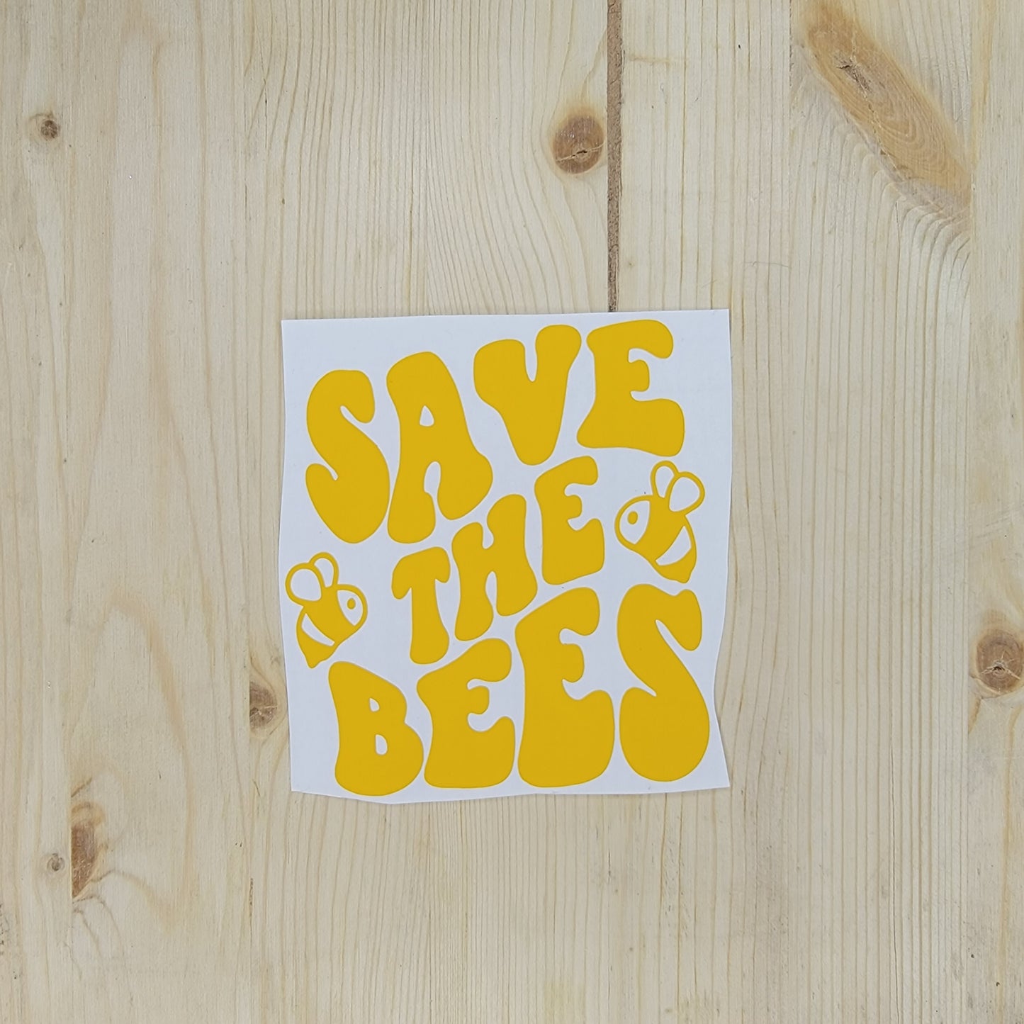 Save The Bees Vinyl Decal