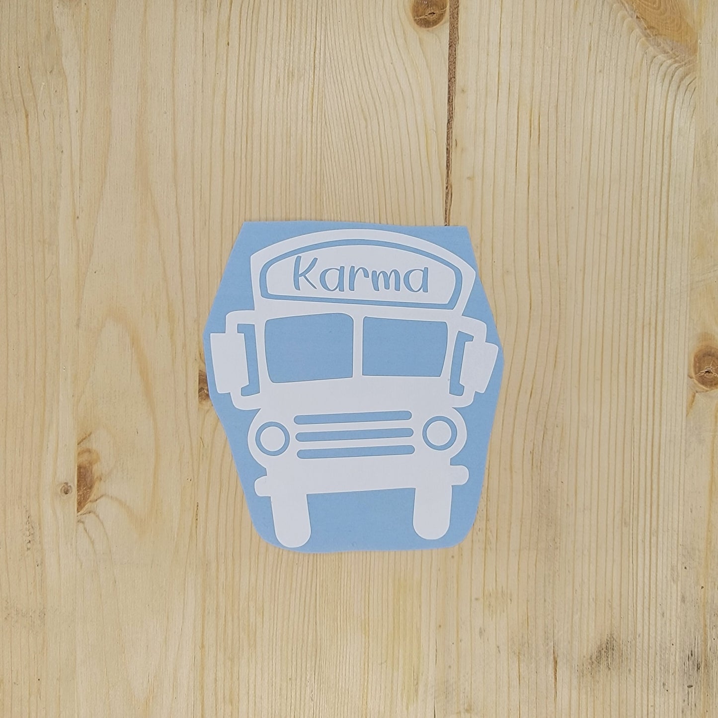 Karma Bus Vinyl Decal