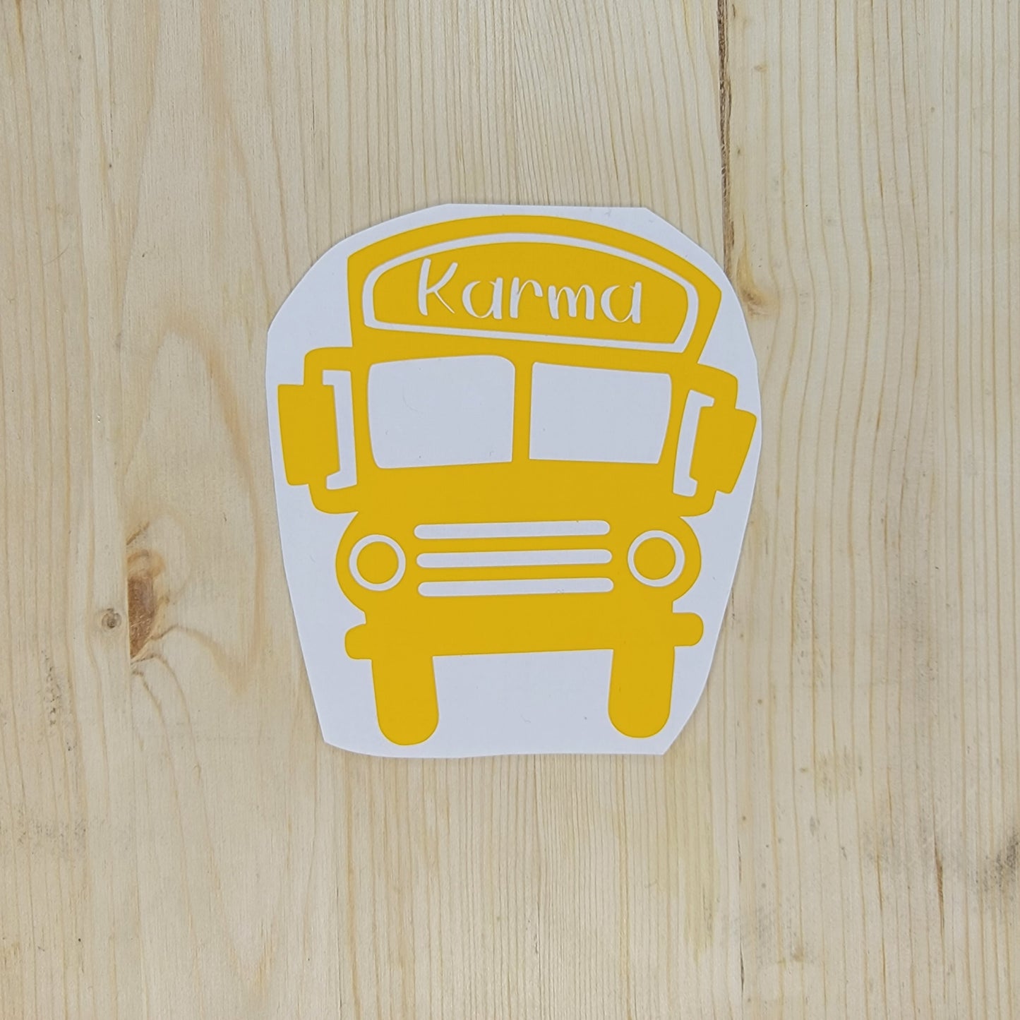 Karma Bus Vinyl Decal