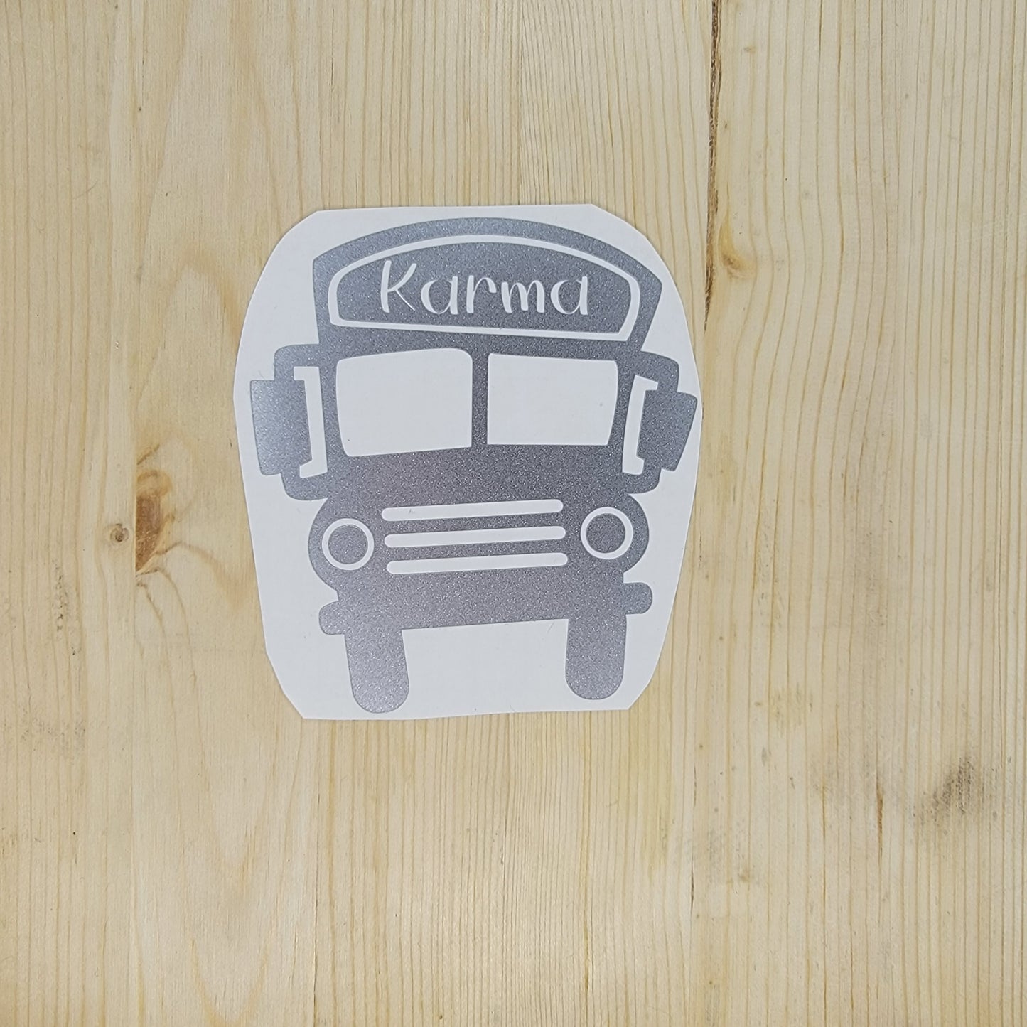 Karma Bus Vinyl Decal