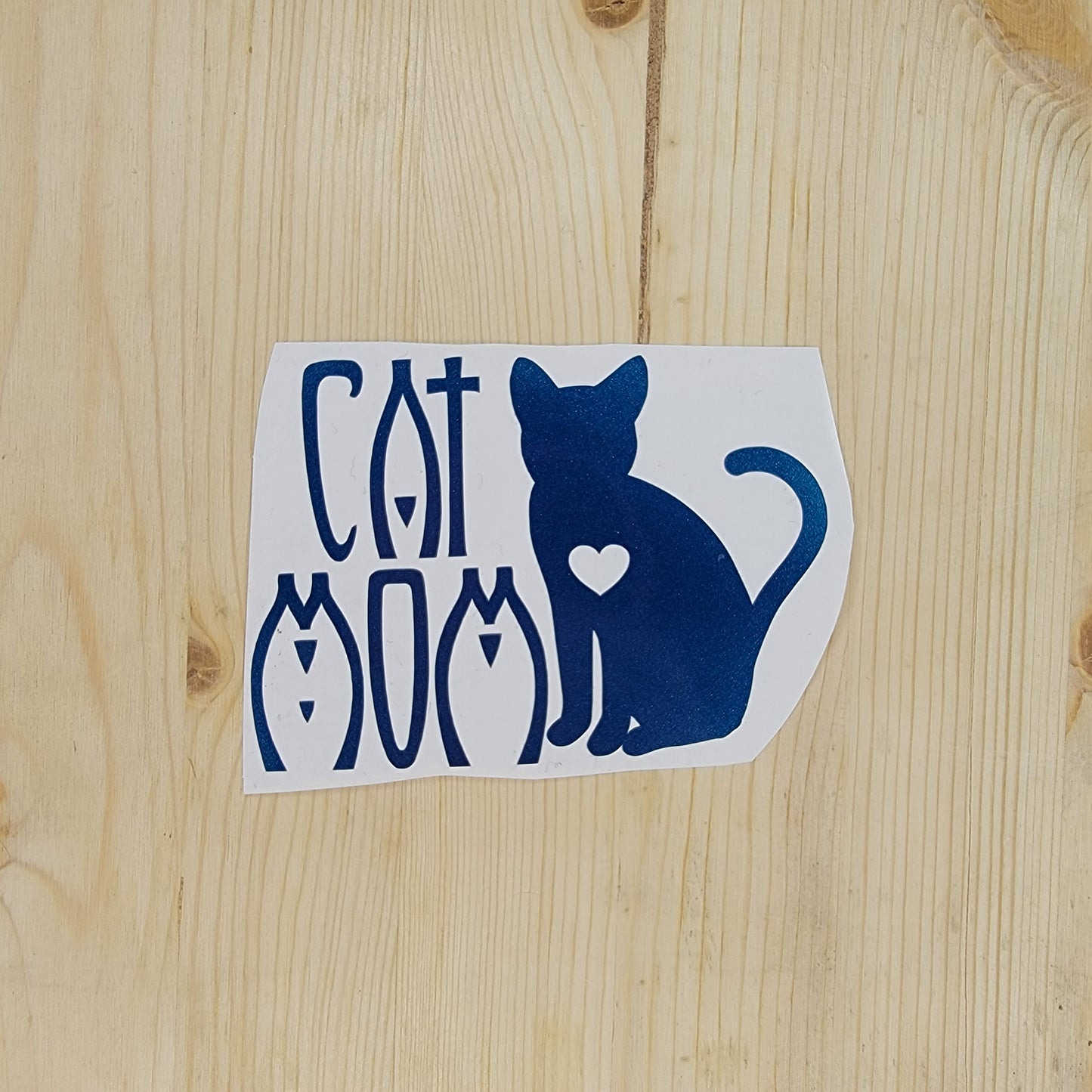 Cat Mom Vinyl Decal