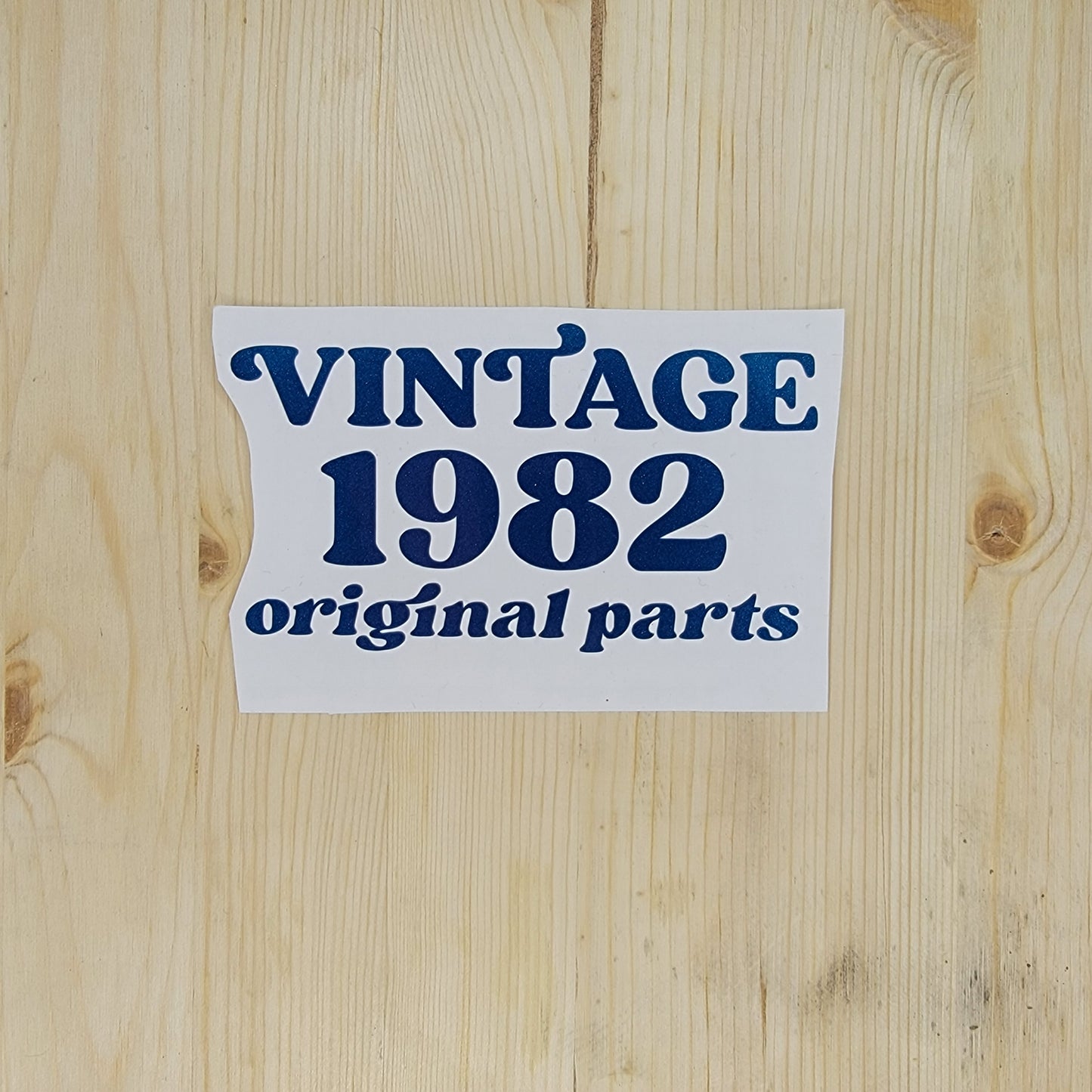 Vintage Original Parts Vinyl Decal