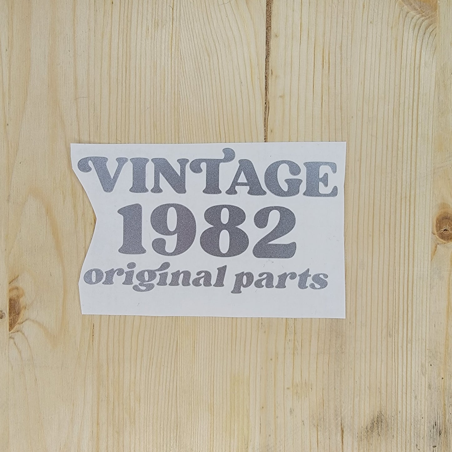 Vintage Original Parts Vinyl Decal