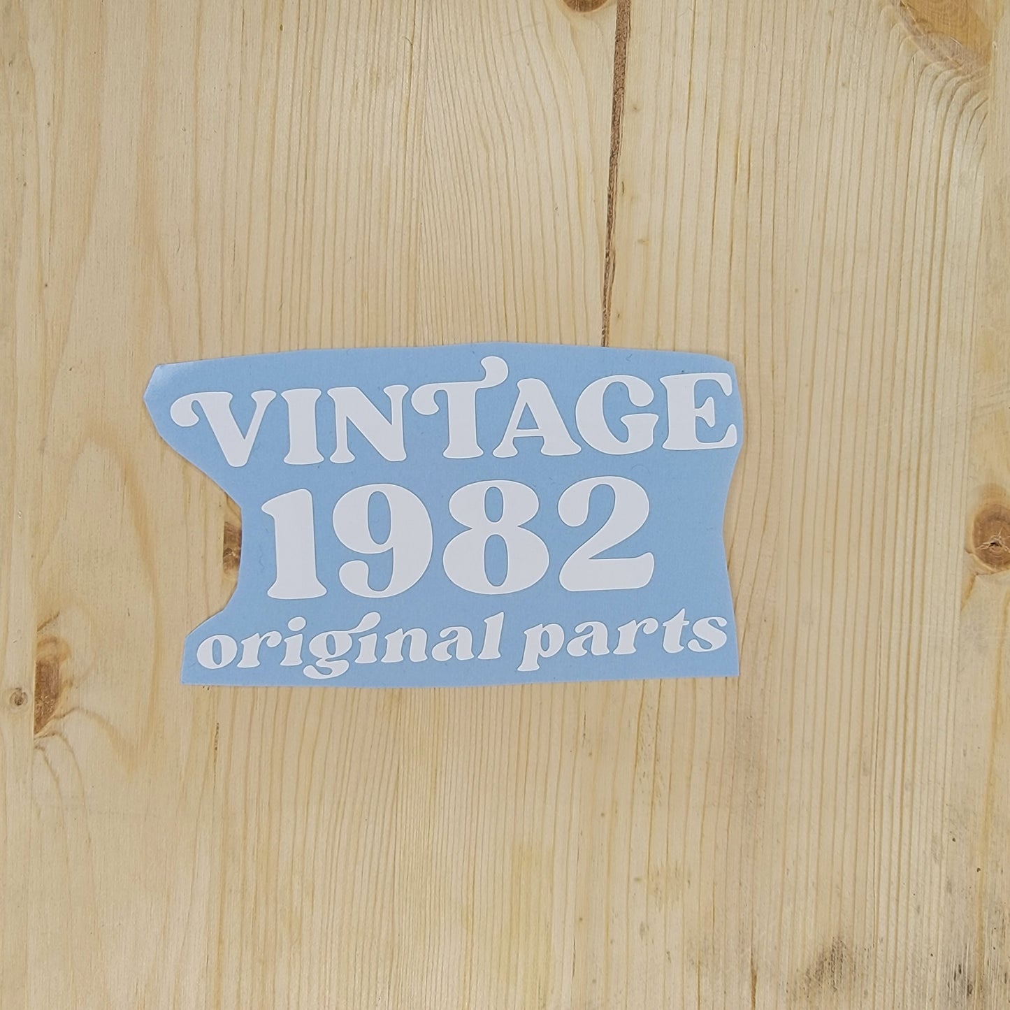 Vintage Original Parts Vinyl Decal