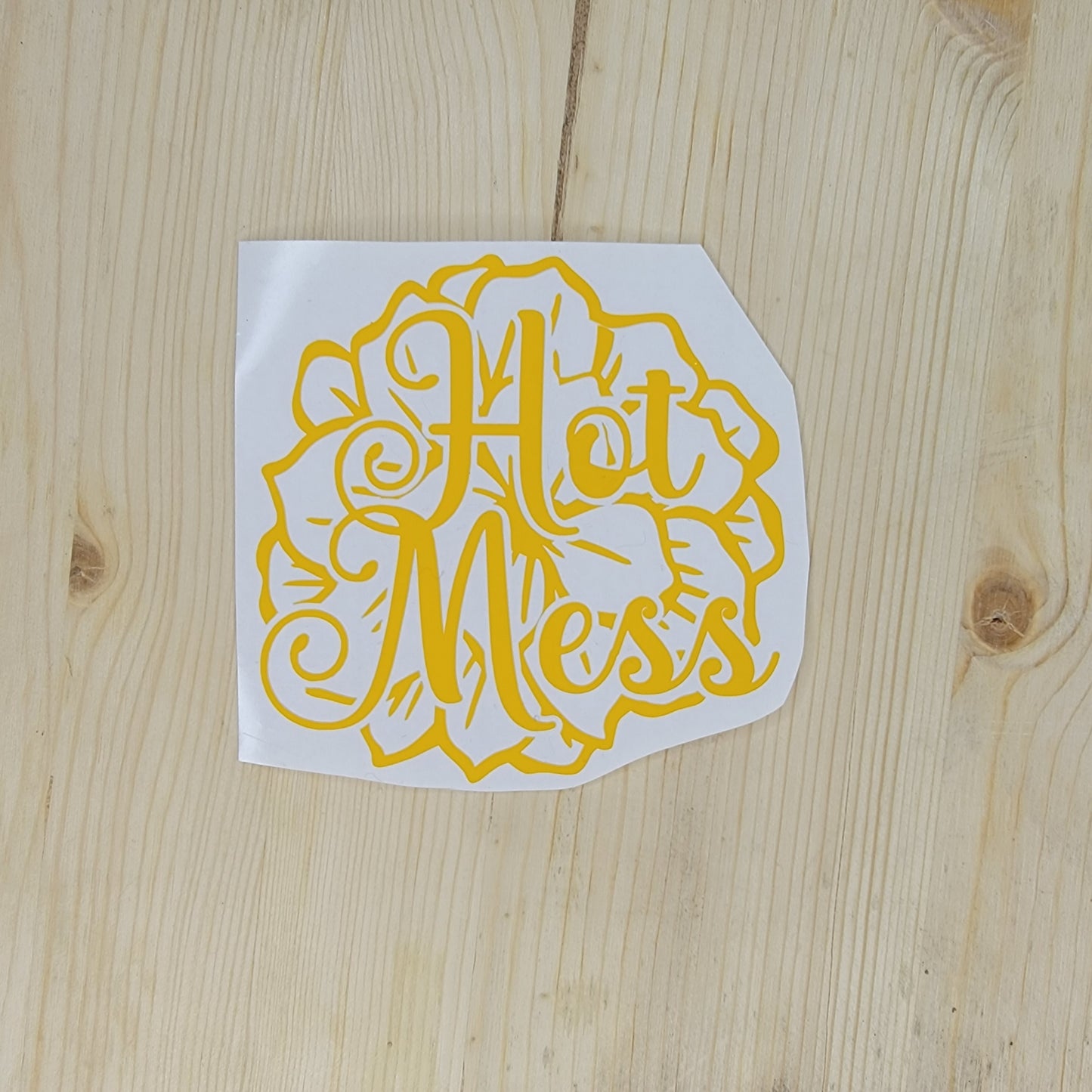 Hot Mess Vinyl Decal