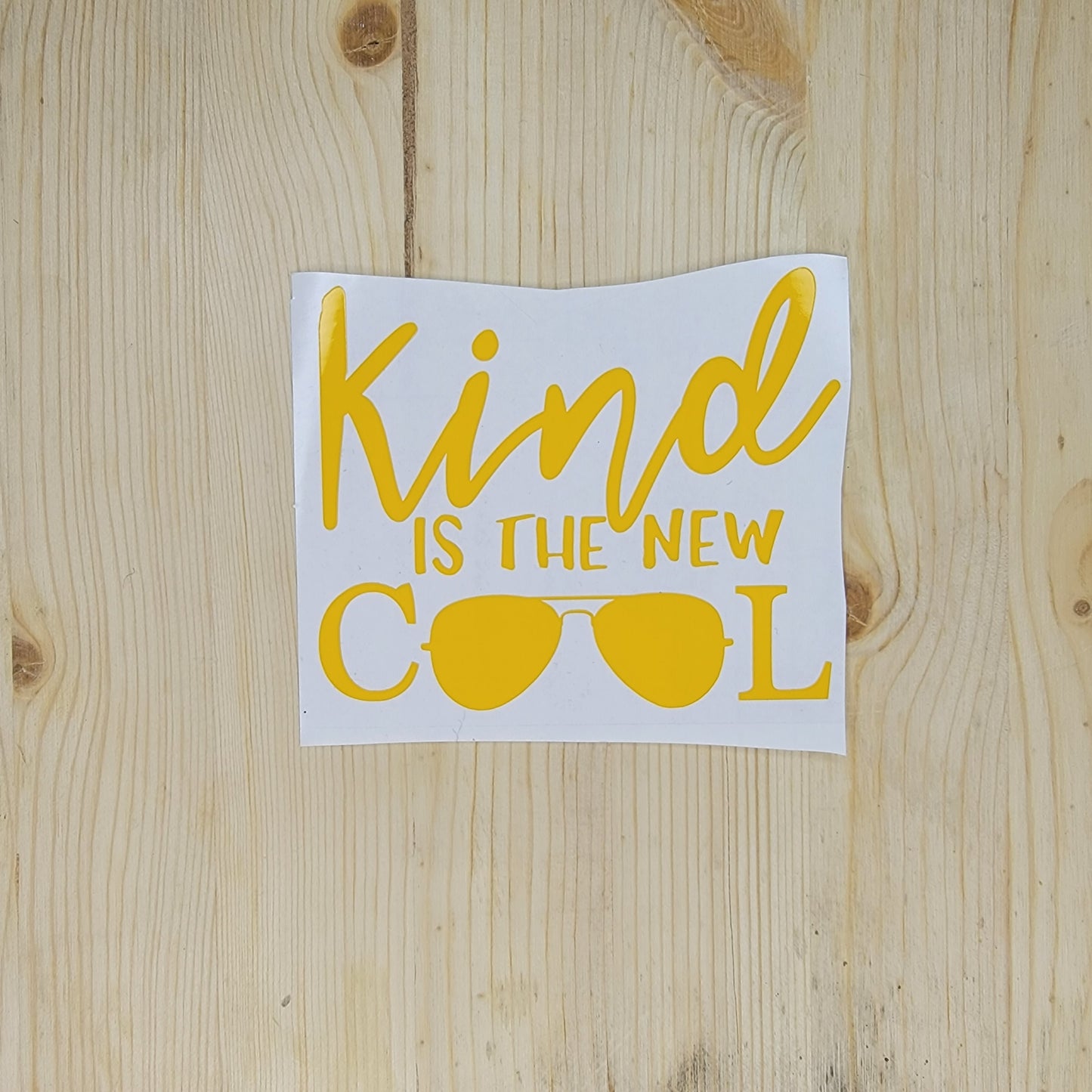 Kind is the New Cool Vinyl Decal