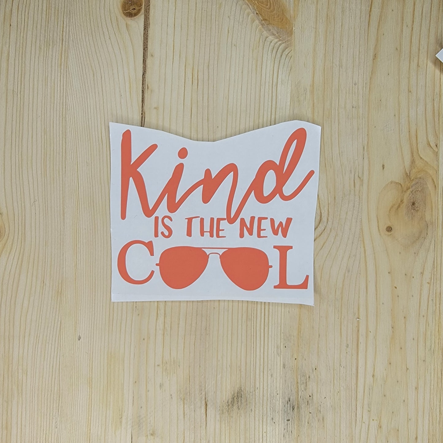 Kind is the New Cool Vinyl Decal