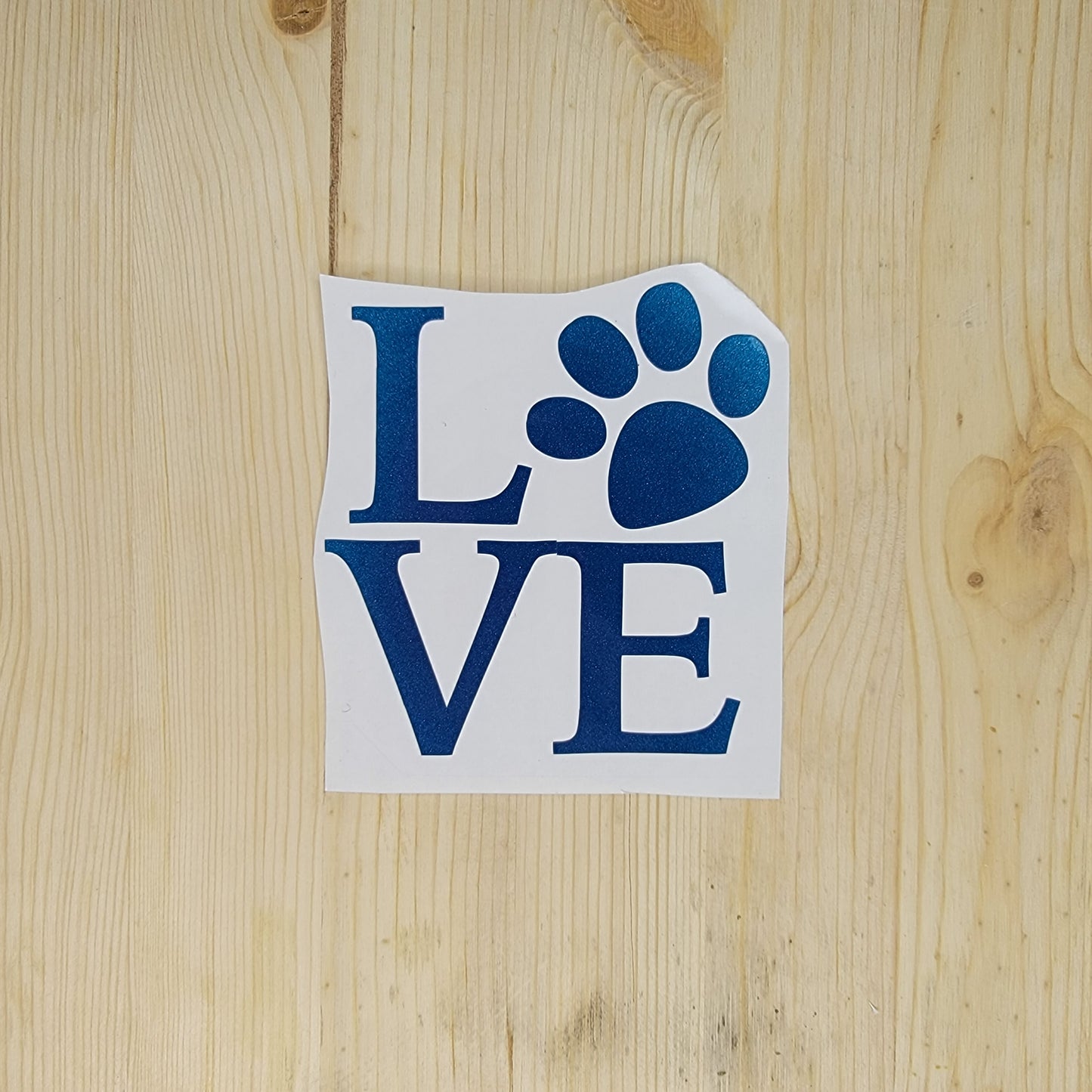 Love Paw Vinyl Decal