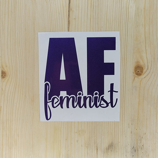 Feminist AF Vinyl Decal