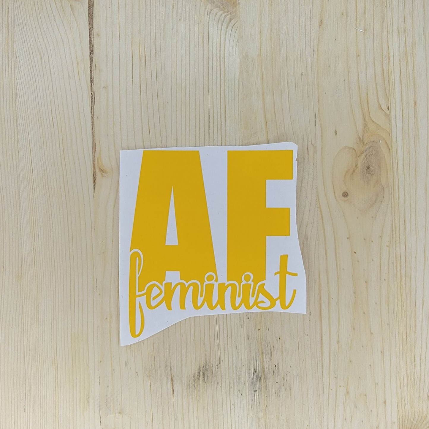 Feminist AF Vinyl Decal