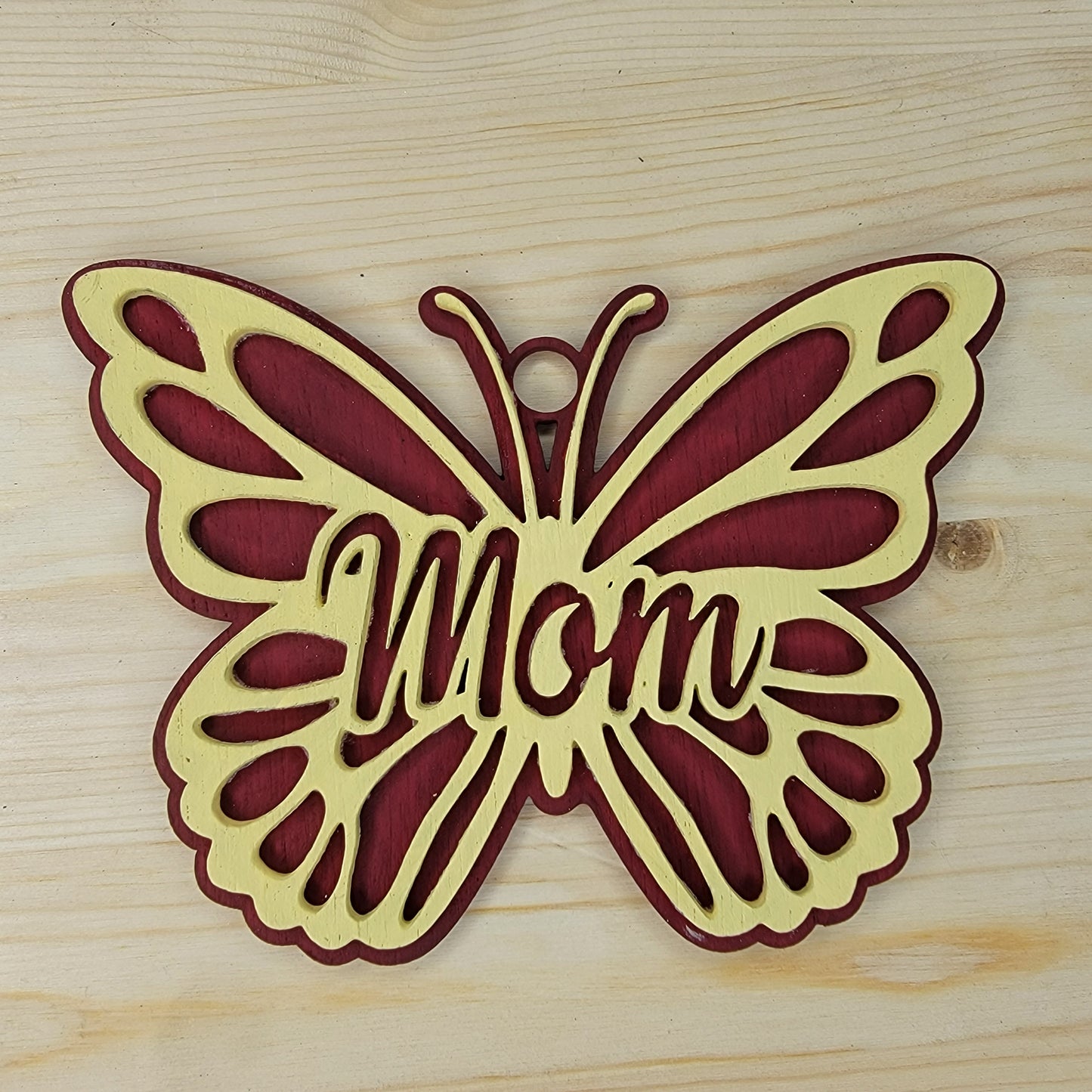 Custom Mom Butterfly Ornament