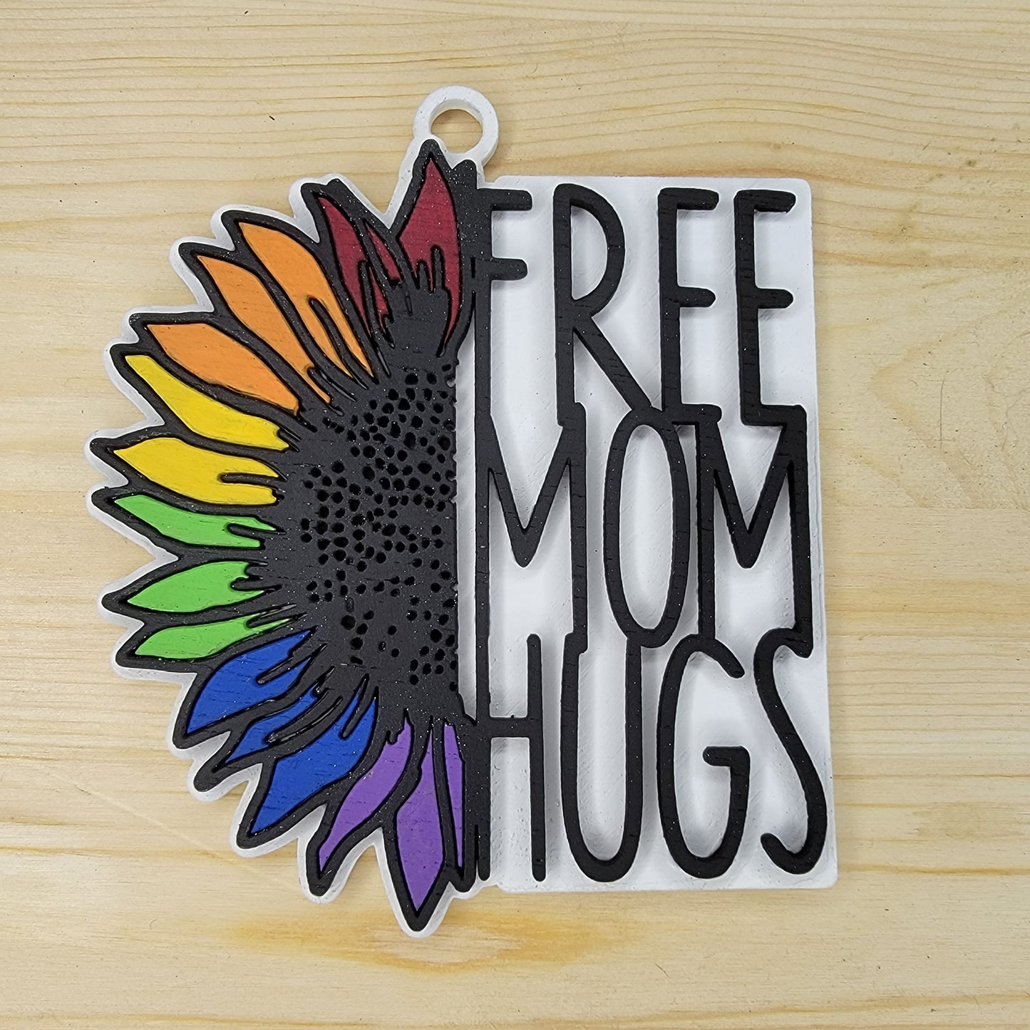 Custom Free Mom Hugs Ornament